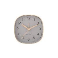 Budík Karlsson KA5957GY Travel Square, 9cm